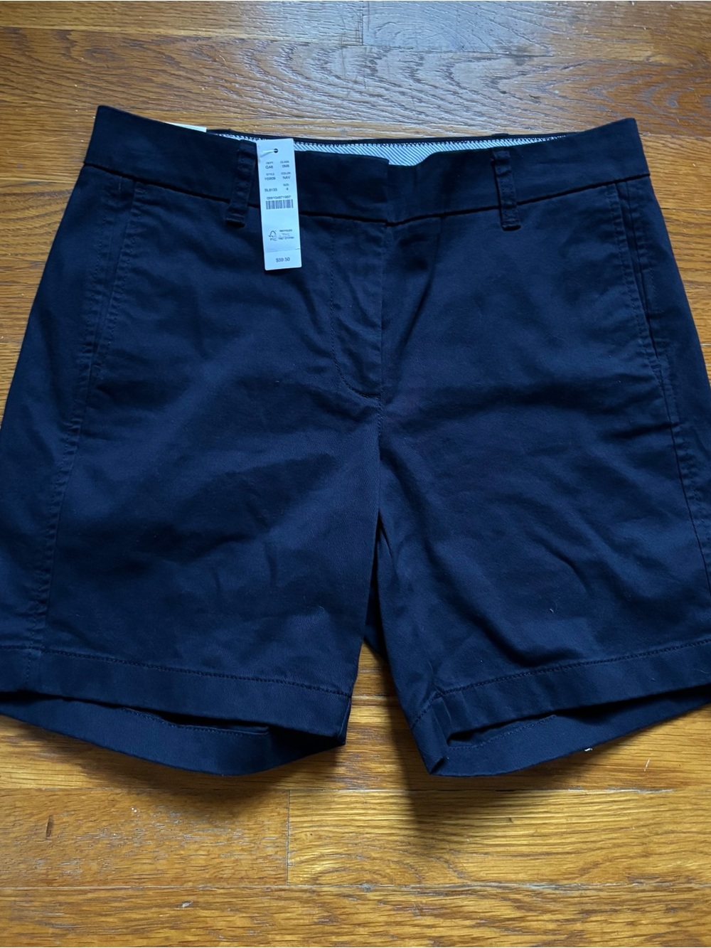 JCrew Black Chino Shorts - Classic Pull-On Style